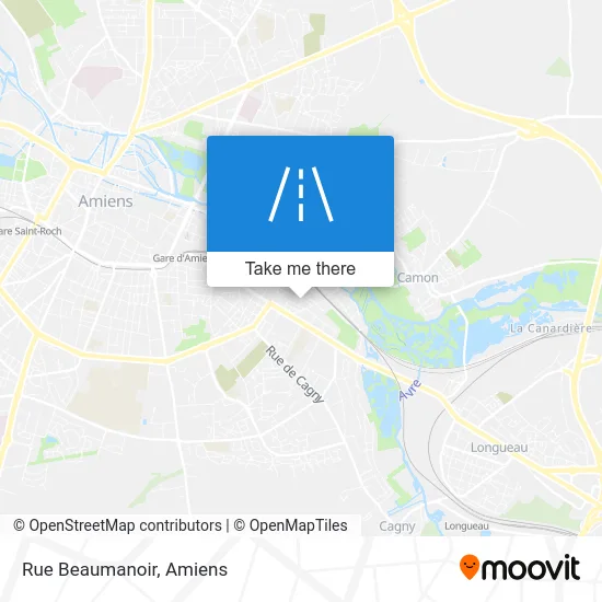 Rue Beaumanoir map