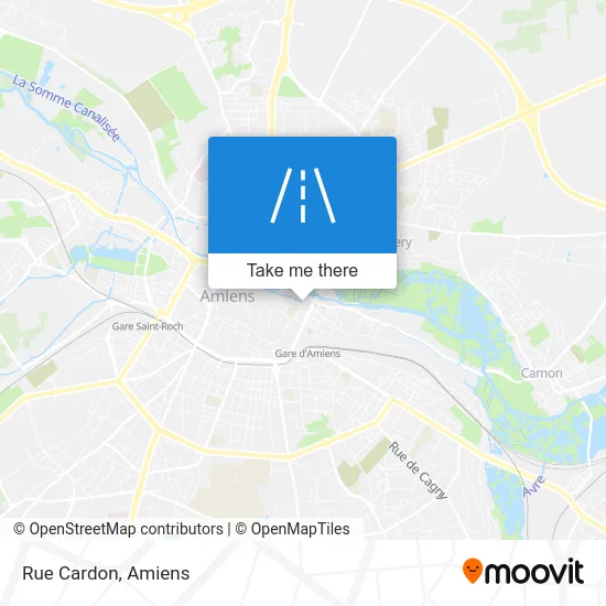 Rue Cardon map