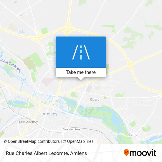Rue Charles Albert Lecomte map