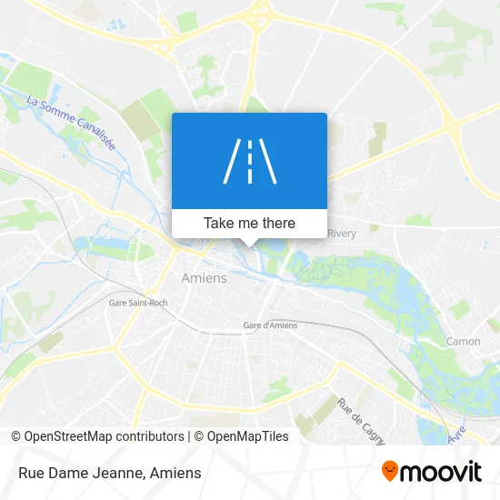Rue Dame Jeanne map