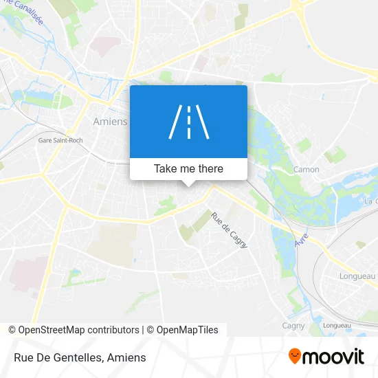 Rue De Gentelles map
