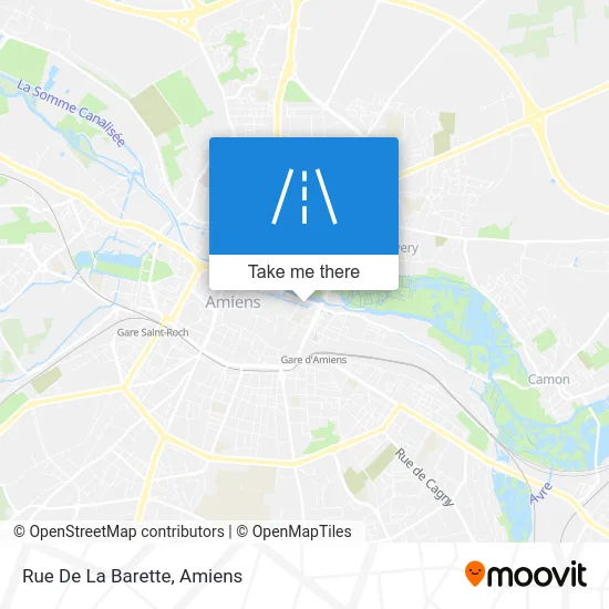 Rue De La Barette map