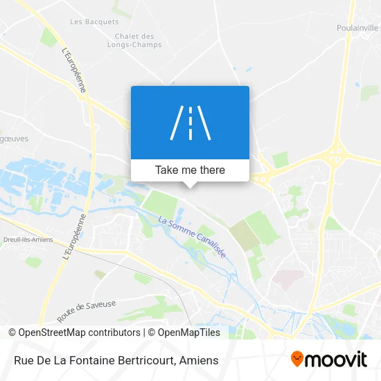 Rue De La Fontaine Bertricourt map
