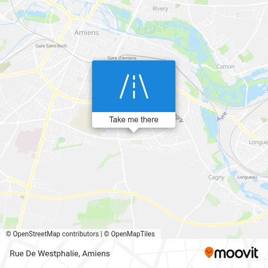 Rue De Westphalie map