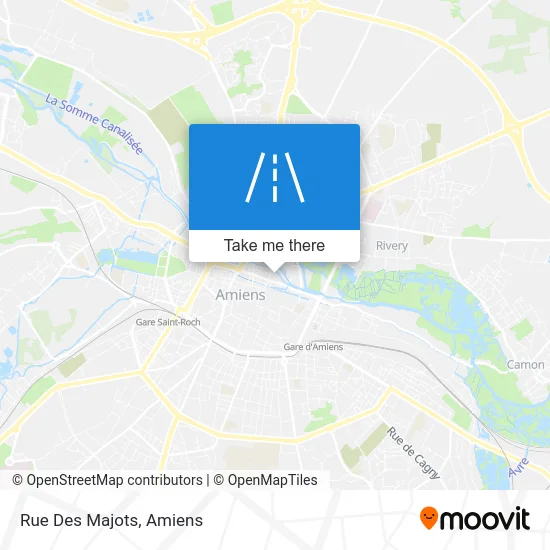 Rue Des Majots map