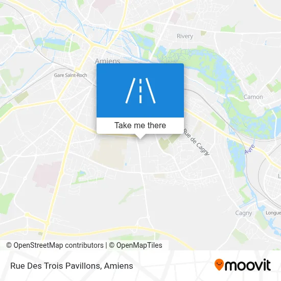 Rue Des Trois Pavillons map