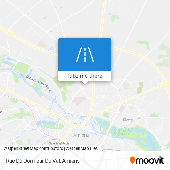 Mapa Rue Du Dormeur Du Val