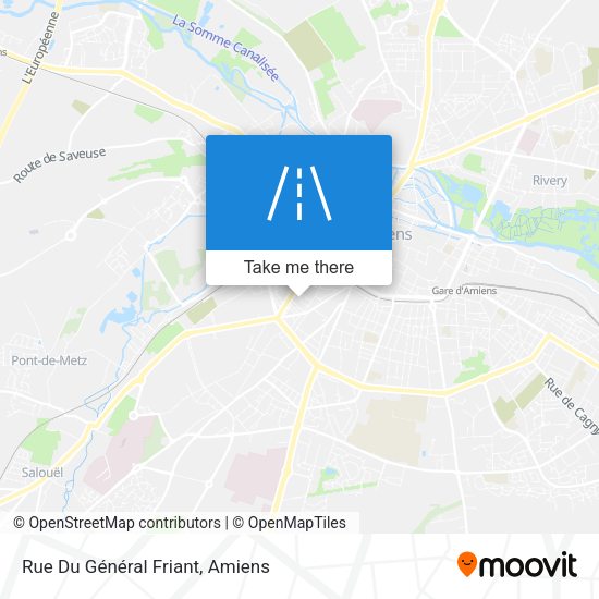 Rue Du Général Friant map
