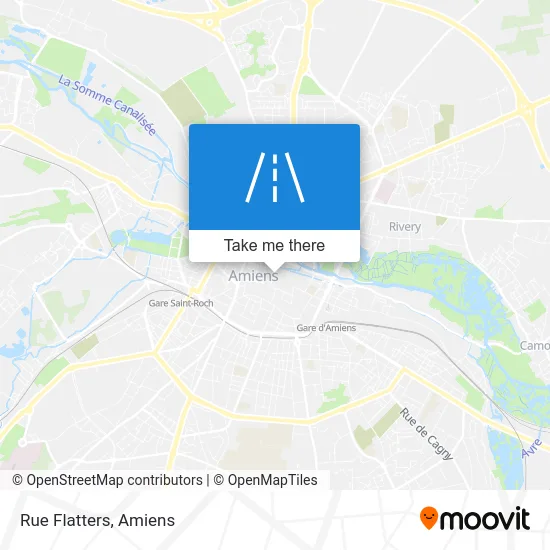 Rue Flatters map