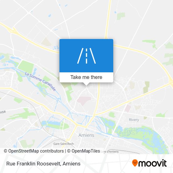 Rue Franklin Roosevelt map