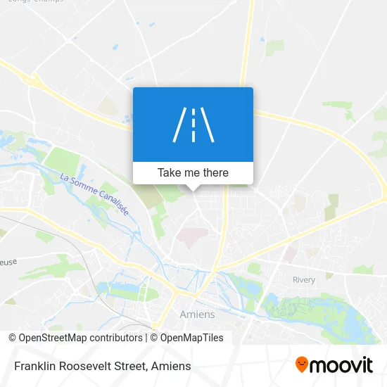 Rue Franklin Roosevelt map