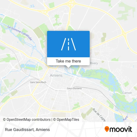 Rue Gaudissart map