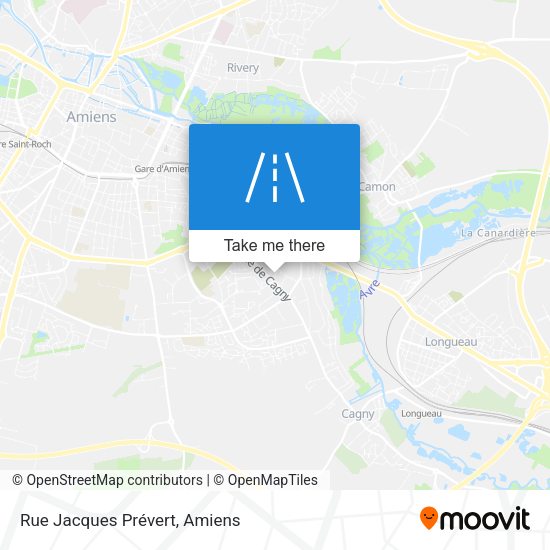 Rue Jacques Prévert map