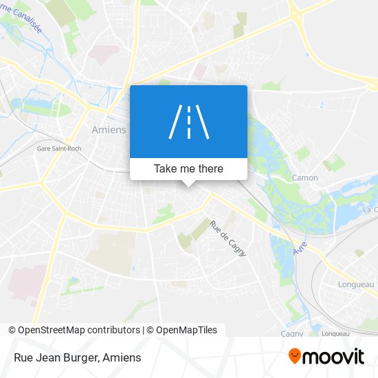 Rue Jean Burger map