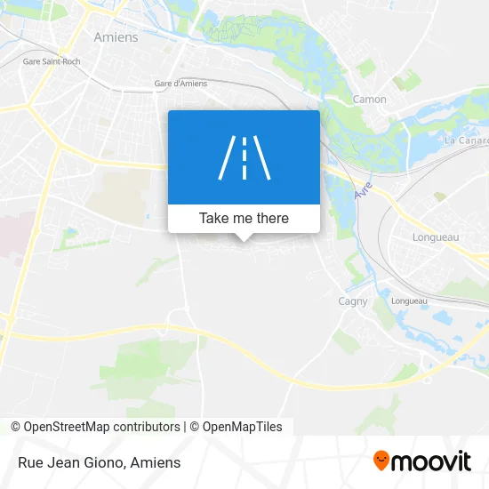 Rue Jean Giono map
