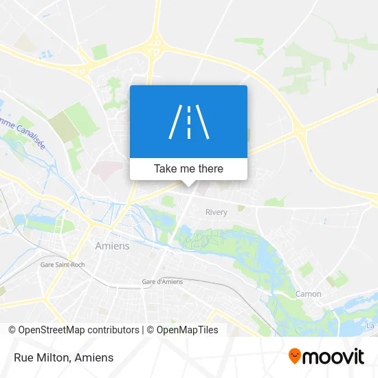 Rue Milton map
