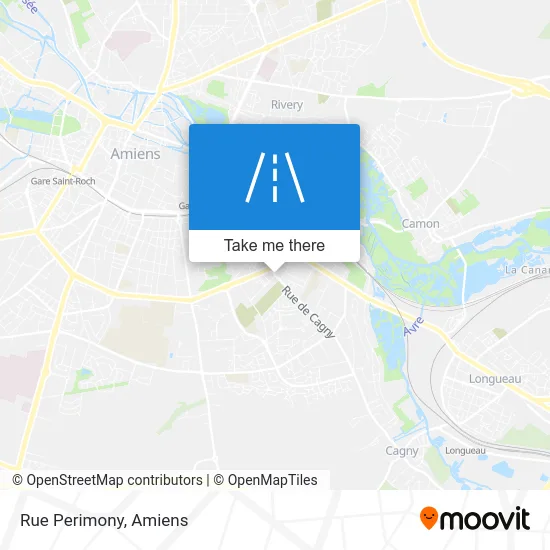 Rue Perimony map