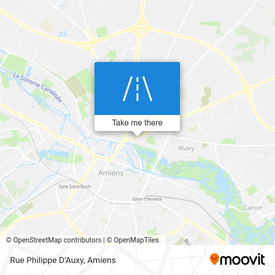 Rue Philippe D'Auxy map