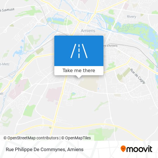 Rue Philippe De Commynes map