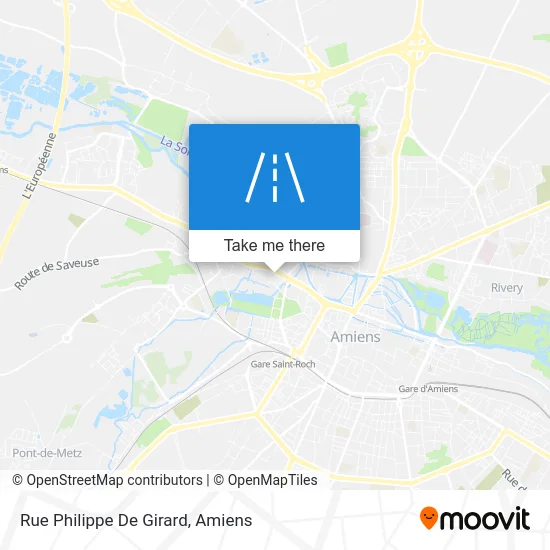 Rue Philippe De Girard map
