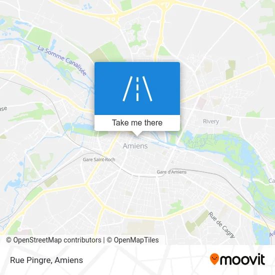 Rue Pingre map