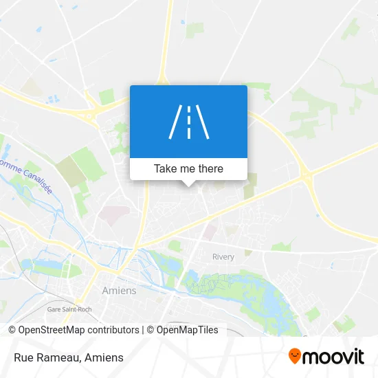 Rue Rameau map