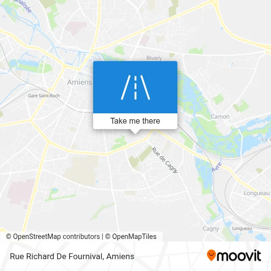 Rue Richard De Fournival map