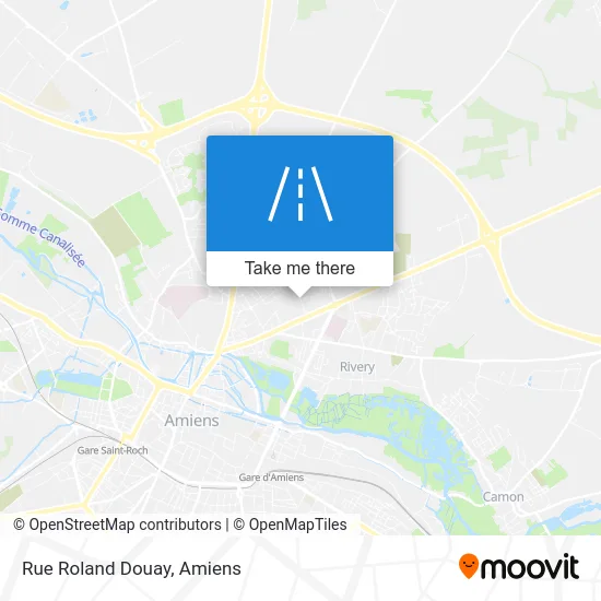 Rue Roland Douay map