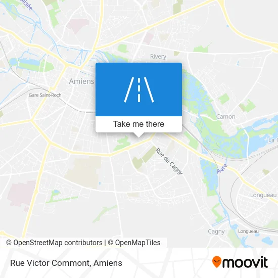 Rue Victor Commont map