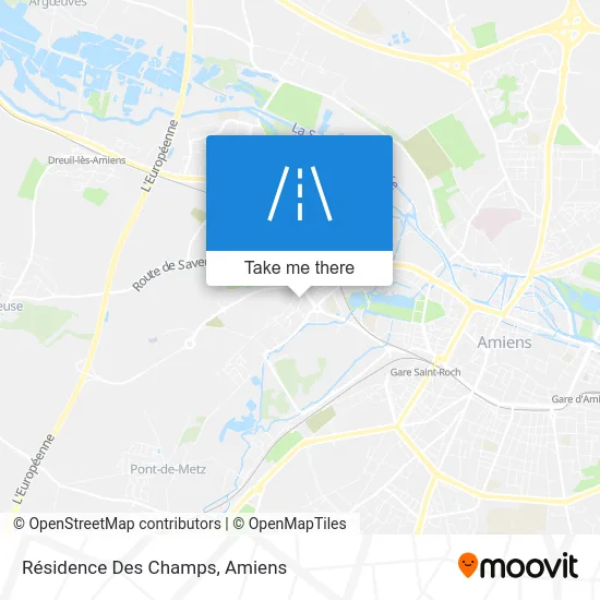 Résidence Des Champs map