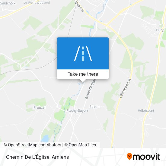 Chemin De L'Église map