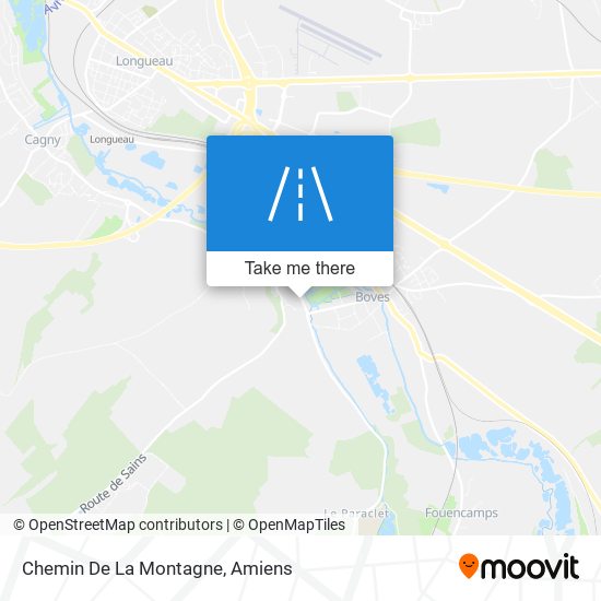 Chemin De La Montagne map