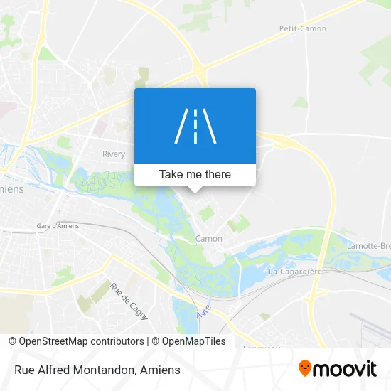 Rue Alfred Montandon map