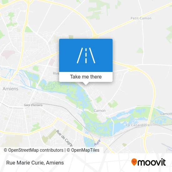 Rue Marie Curie map