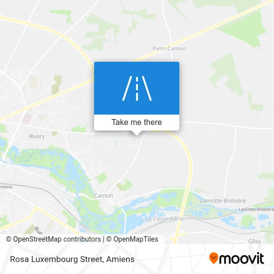 Rue Rosa Luxembourg map