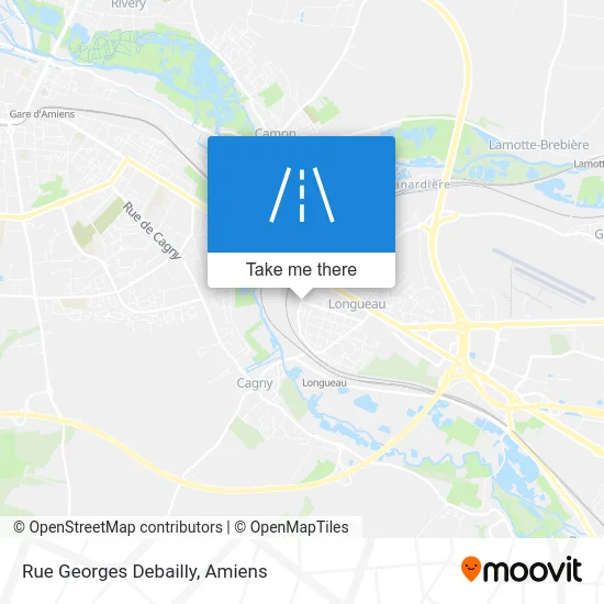 Rue Georges Debailly map