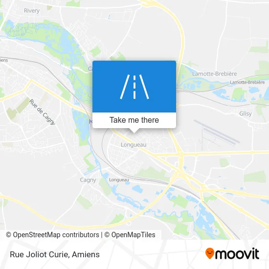 Rue Joliot Curie map