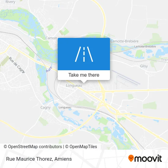 Rue Maurice Thorez map