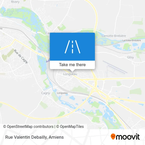 Rue Valentin Debailly map