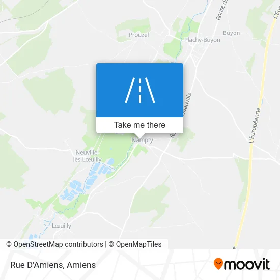 Rue D'Amiens map