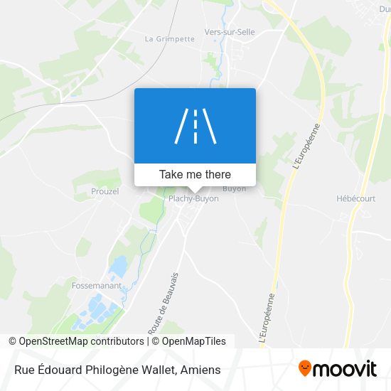 Rue Édouard Philogène Wallet map