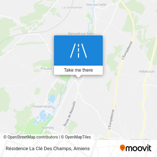 Résidence La Clé Des Champs map