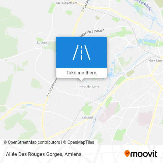 Allée Des Rouges Gorges map