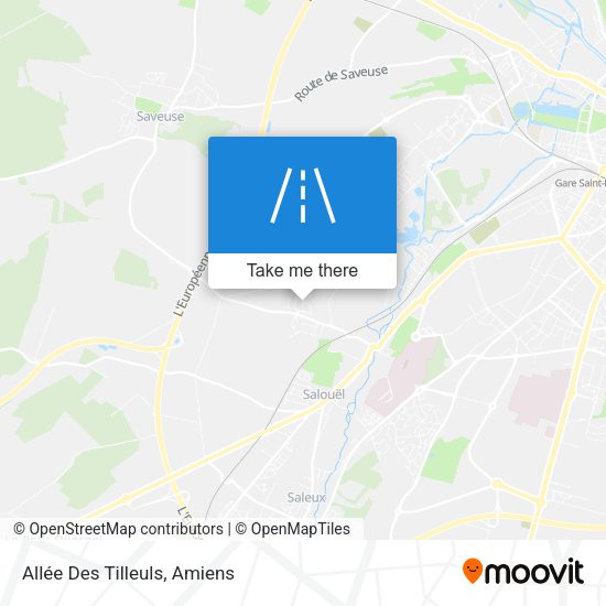 Allée Des Tilleuls map