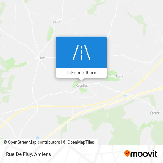 Rue De Fluy map
