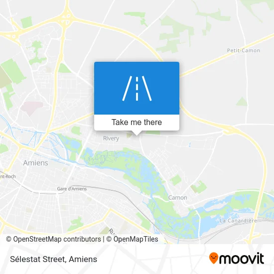 Rue De Sélestat map