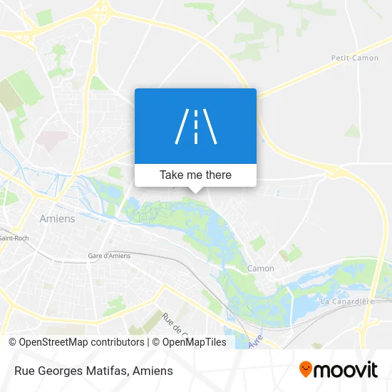 Rue Georges Matifas map