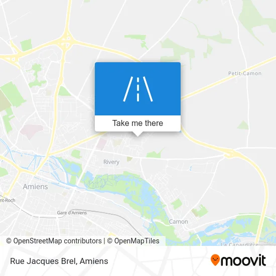 Rue Jacques Brel map