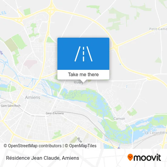 Résidence Jean Claude map
