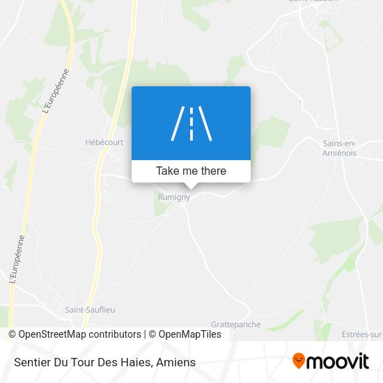 Sentier Du Tour Des Haies map